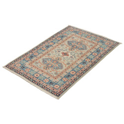 Tappeto Kazak Afghanistan 79x118 Grigioblu Ciel