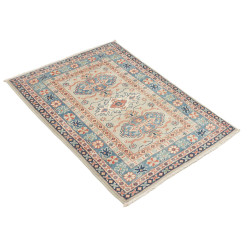Tappeto Kazak Afghanistan 79x118 Grigioblu Ciel