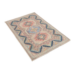 Tappeto Kazak Afghanistan 86x130 Beige Grigio C