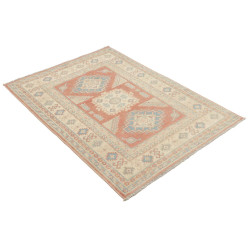 Rug Kazak Afghanistan 100x144 Coral Red Cream B