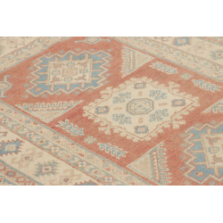 Rug Kazak Afghanistan 100x144 Coral Red Cream B