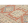 Rug Kazak Afghanistan 100x144 Coral Red Cream B