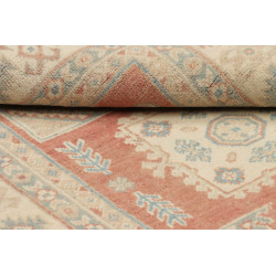 Rug Kazak Afghanistan 100x144 Coral Red Cream B