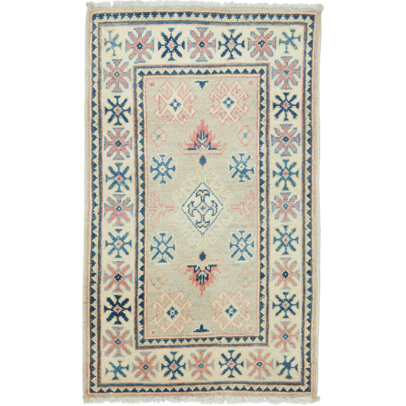 Tappeto Kazak Afghanistan 60x98 Beige Grigio Cr