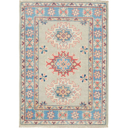 Tappeto Kazak Afghanistan 64x90 Grigio Beige Az