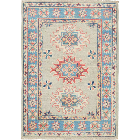 Tappeto Kazak Afghanistan 64x90 Grigio Beige Az