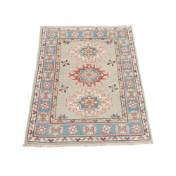 Tappeto Kazak Afghanistan 64x90 Grigio Beige Az