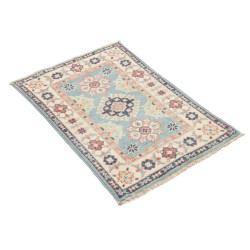 Tappeto Kazak Afghanistan 61x93 Azzurro Crema A