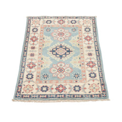 Tappeto Kazak Afghanistan 61x93 Azzurro Crema A