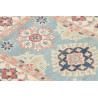 Tappeto Kazak Afghanistan 61x93 Azzurro Crema A