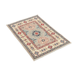 Tappeto Kazak Afghanistan 62x90 Grigio Beige Bl