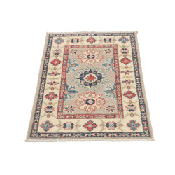 Tappeto Kazak Afghanistan 62x90 Grigio Beige Bl