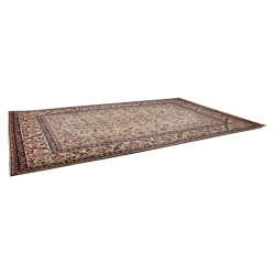 Tappeto Kashan Persia 308x480 Crema Blu Navy Ro