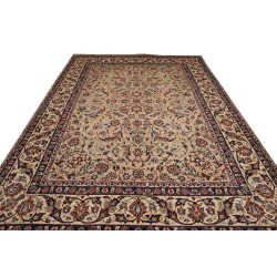 Tappeto Kashan Persia 308x480 Crema Blu Navy Ro