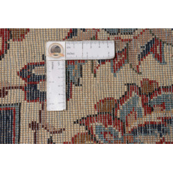 Tappeto Kashan Persia 308x480 Crema Blu Navy Ro