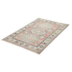 Tappeto Kazak Afghanistan 98x143 Rosa Antico Az