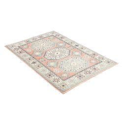 Tappeto Kazak Afghanistan 98x143 Rosa Antico Az