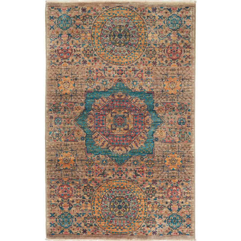 Tappeto Mamlouk Pakistan 81x125 Beige Marrone B