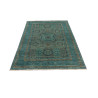 Tappeto Mamlouk Pakistan 123x179 Turchese Oro B