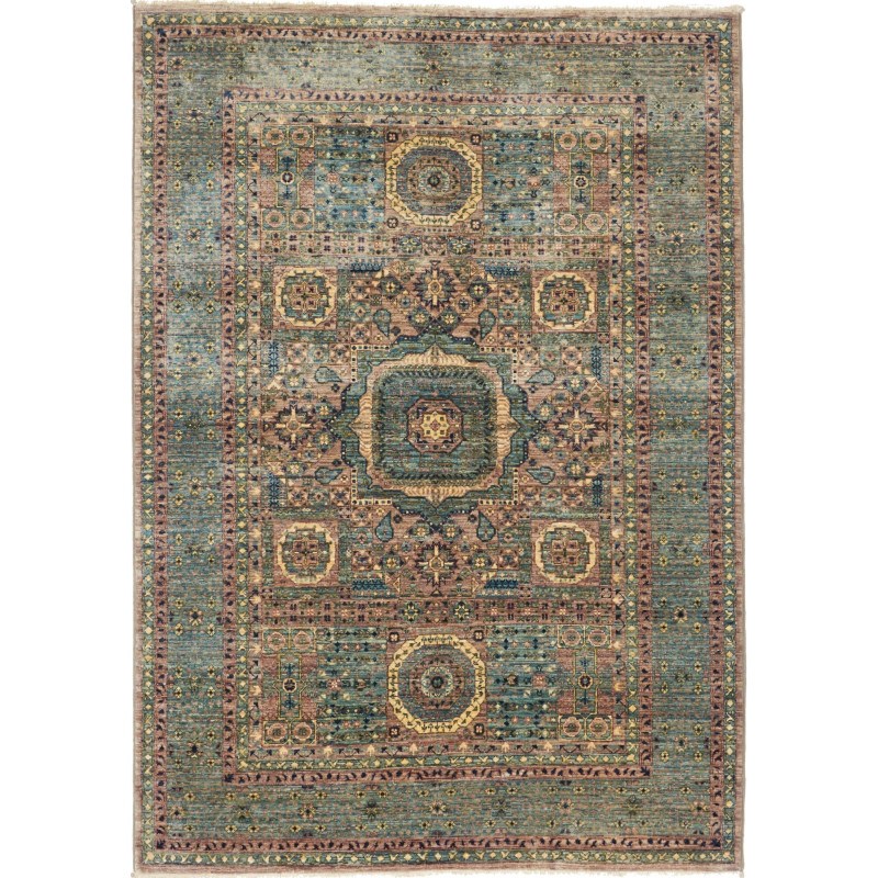 Tappeto Mamlouk Pakistan 127x183 Blu Ottanio Be