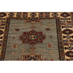 Tappeto Kazak Fine Pakistan 82x576 Verde Salvia