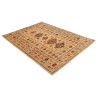 Tappeto Kazak Fine Pakistan 150x209 Beige Rosso