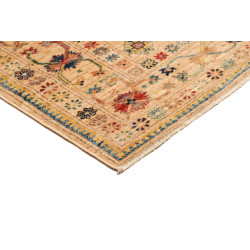 Tappeto Kazak Fine Pakistan 150x209 Beige Rosso