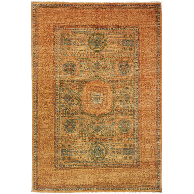 Tappeto Mamlouk Pakistan 153x221 Arancione Terr