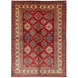 Tappeto Kazak Fine Pakistan 180x250 Rosso Borde