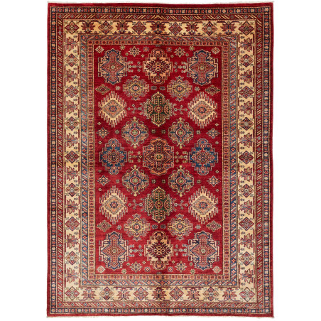 Tappeto Kazak Fine Pakistan 180x250 Rosso Borde
