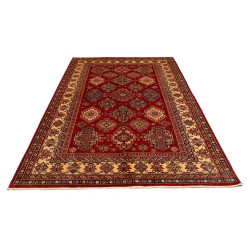 Tappeto Kazak Fine Pakistan 180x250 Rosso Borde