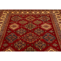 Tappeto Kazak Fine Pakistan 180x250 Rosso Borde