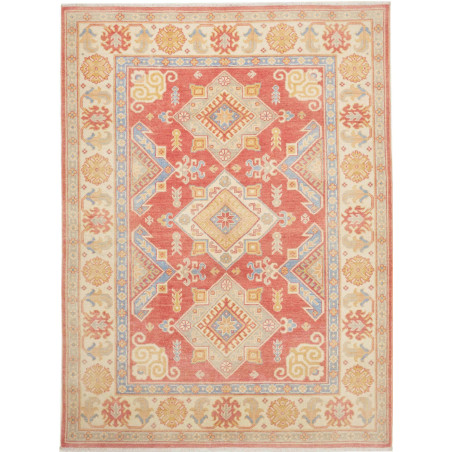 Tappeto Kazak Afghanistan 150x202 Rosso Terraco