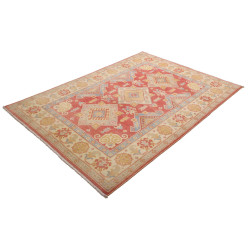 Tappeto Kazak Afghanistan 150x202 Rosso Terraco