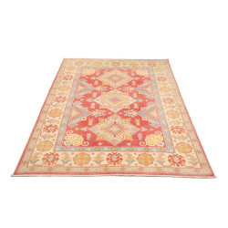 Tappeto Kazak Afghanistan 150x202 Rosso Terraco