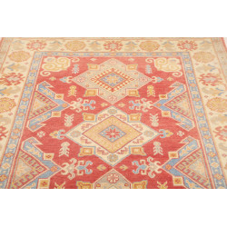 Tappeto Kazak Afghanistan 150x202 Rosso Terraco