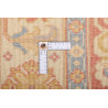 Tappeto Kazak Afghanistan 150x202 Rosso Terraco