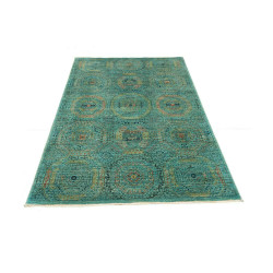 Tappeto Mamlouk Pakistan 124x189 Turchese Oro A
