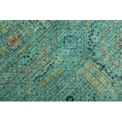 Tappeto Mamlouk Pakistan 124x189 Turchese Oro A