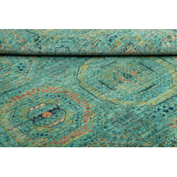 Tappeto Mamlouk Pakistan 124x189 Turchese Oro A