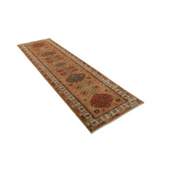Tappeto Kazak Fine Pakistan 82x296 Marrone Terr