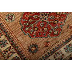 Tappeto Kazak Fine Pakistan 82x296 Marrone Terr