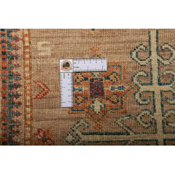 Tappeto Kazak Fine Pakistan 82x296 Marrone Terr