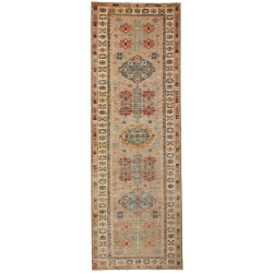 Tappeto Kazak Fine Pakistan 82x244 Beige Taupe