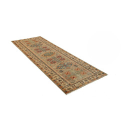 Tappeto Kazak Fine Pakistan 82x244 Beige Taupe