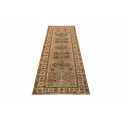 Tappeto Kazak Fine Pakistan 82x244 Beige Taupe