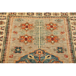 Tappeto Kazak Fine Pakistan 82x244 Beige Taupe