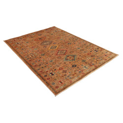 Tappeto Kazak Fine Pakistan 147x205 Terracotta