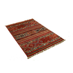 Tappeto Samarkand Pakistan 99x148 Rosso Bordeau