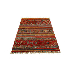 Tappeto Samarkand Pakistan 99x148 Rosso Bordeau
